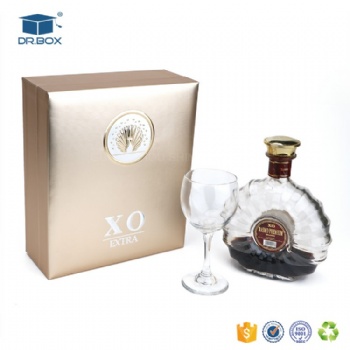 定制高檔紙質(zhì)酒盒禮品盒葡萄酒雙支單支裝高端側(cè)翻包裝盒紅酒禮盒