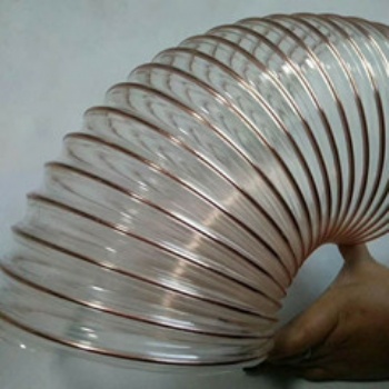 德潤聚氨酯工業(yè)PU鋼絲軟管生產(chǎn)直徑：25mm至406mm 規(guī)格齊全厚度：0.43MM、0.