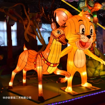 華亦彩定制十二生肖造型春節(jié)燈會(huì)動(dòng)物大型燈光節(jié)中秋花燈公司免費(fèi)設(shè)計(jì)