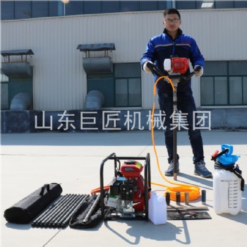 巨匠供應(yīng)20米背包式鉆機bxz-1巖心勘探鉆機3.8hp汽油機動力