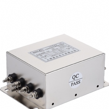 賽紀(jì)電源濾波器220v380無源emi三相四線雙級交流大功率抗干擾模塊低通