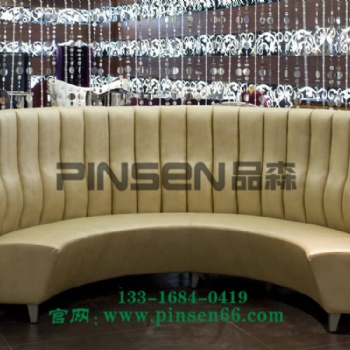 餐廳桌椅定制價格 弧形卡座定制 卡座沙發(fā)圖片