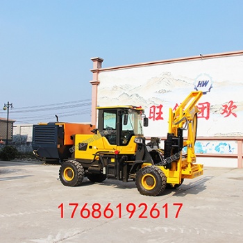 公路護(hù)欄打樁拔樁鉆孔一體機(jī) 裝載式護(hù)欄打樁機(jī) 高速公路