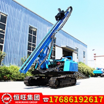 現(xiàn)貨太陽能光伏電站打樁 多功能光伏打樁機(jī) 360°螺旋鉆孔壓樁