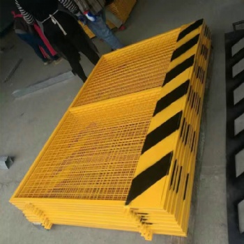 安全警示基坑護(hù)欄 高鐵修建行人隔離欄 噴漆護(hù)欄定制