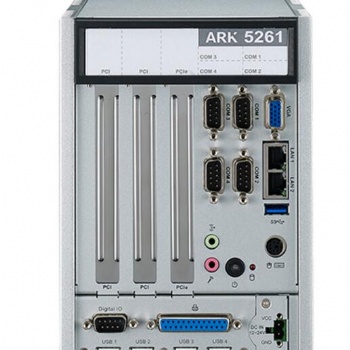 研華ARK-5261P-J0A1E8GSSD120G無風(fēng)扇工控機30V寬壓供電嵌入式