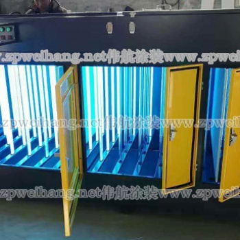 鄒平偉航全新UV光氧凈化設備，光氧催化設備，水簾噴漆柜，活性炭柜偉航制造