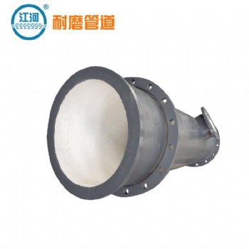 耐磨彎頭,耐磨剛玉陶瓷復(fù)合管,江蘇江河節(jié)約成本30％廠家