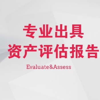 固定資產(chǎn)評估、無形資產(chǎn)評估專業(yè)出具，可加急