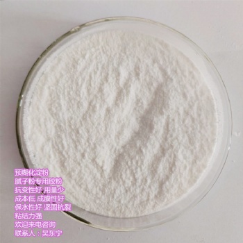 膩?zhàn)臃壅澈蟿?工業(yè)變性淀粉 建筑預(yù)糊化淀粉