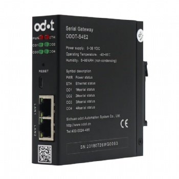 ODOT-S4E2廠家三年質(zhì)保Modbus RTU轉Modbus TCP 工業(yè)網(wǎng)關