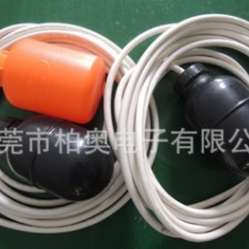 電纜式液位控制器浮球開(kāi)關(guān)塑料扁浮球液位開(kāi)關(guān)水位傳感器