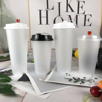 江西萍鄉新余鷹潭塑料奶茶杯定做，奶茶封口膜定做，熱飲咖啡紙杯定制廠家