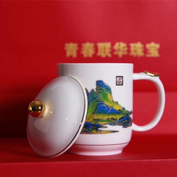 文化旅游博物館創(chuàng)意禮品茶杯定制，旅游紀(jì)念品茶杯訂制廠家