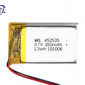 旭航城 OBD車載鋰電池 3.7V 350mAh 廠家直供 優質鋰電池