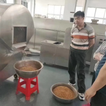 內(nèi)蒙古炒米設(shè)備 全自動(dòng)流水線(xiàn)炒糜子機(jī)器