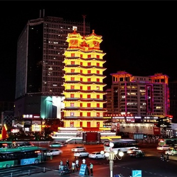 鄭州建筑夜景亮化設計要素，河南明亮照明有限公司為您參考