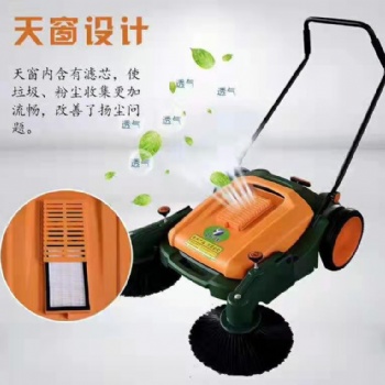廠家工業(yè)掃地機無動力手推式清掃車地下室物業(yè)粉塵清掃機