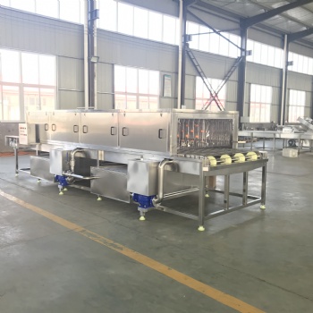 塑料周轉(zhuǎn)筐清洗機(jī) 全自動肉類塑料膠筐清洗機(jī) 黃色**垃圾筐清洗機(jī)