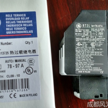 供應(yīng)風(fēng)電場風(fēng)機(jī)原裝進(jìn)口備品備件-GE 熱過載繼電器RT2L