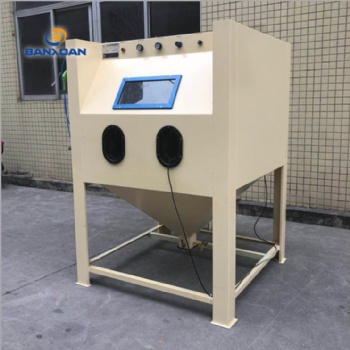 廠家亞克力大型噴丸機(jī)箱式噴砂機(jī)寶石玉石水晶印章手動打砂機(jī)