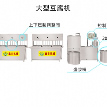 河北自動豆腐機廠家 蒸汽煮漿干凈衛(wèi)生 豆制品加工設(shè)備