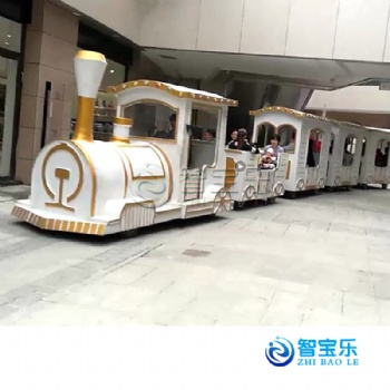 新型游樂設(shè)備兒童親子戶外觀光無軌小火車復(fù)古式吸引人游樂設(shè)施