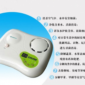 負(fù)離子臭氧發(fā)生器除臭消毒機(jī)攜空氣凈化器甲醛生活家電oem