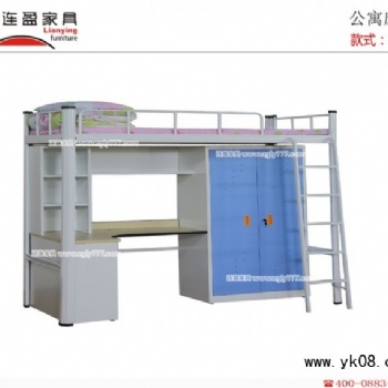 寧波大學公寓床立柱采用斜邊設計風格，美觀時尚
