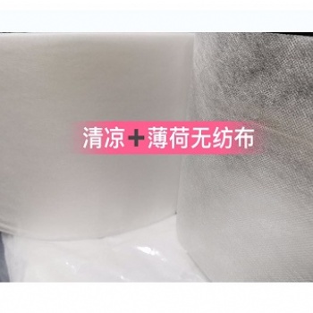 廠家批量生產(chǎn)成品薄荷味清涼無(wú)紡布