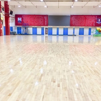 足球館運(yùn)動(dòng)木地板廠家