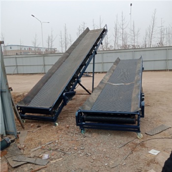 混凝土輸送機(jī)大型斜坡提升砂石皮帶機(jī)廠家