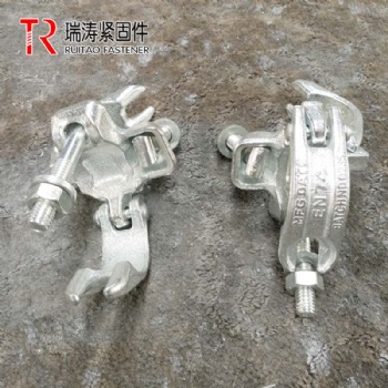 瑞濤緊固件生產(chǎn)英式鍛造鍍鋅腳手架直角扣件 核電化工廠