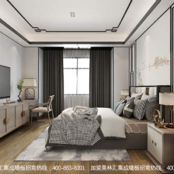 新中式風(fēng)格，用集成墻板這樣裝，美極了