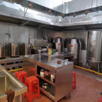 中山市做酒店餐飲成套商用廚房設(shè)備安裝廚具工程承包白鐵通風(fēng)工程