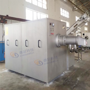 鼎冠DG-180型雞架骨肉分離機 家禽肉泥提取設(shè)備 大型自動寵物食品加工設(shè)備