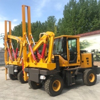 輪式路面打樁機(jī) 護(hù)欄打樁機(jī) 建設(shè)用護(hù)欄打樁機(jī)