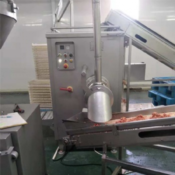 鼎冠雞架骨肉分離機(jī) DG-180型雞架肉泥提取設(shè)備 大型自動寵物食品加工設(shè)備