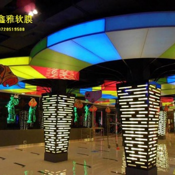 寧夏中衛(wèi)中寧軟膜天花制作 固原超薄軟膜燈箱材料批發(fā) 鑫雅軟膜天花加盟