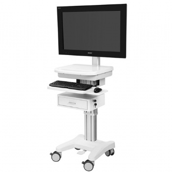 遠(yuǎn)程移動(dòng)工作站電腦一體機(jī)臺(tái)車護(hù)理查房車Mobile Workstation