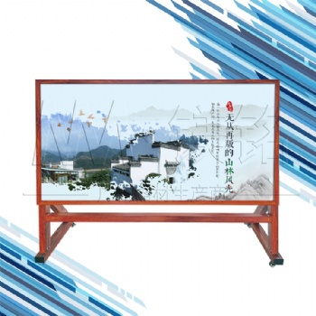 銷(xiāo)售大廳開(kāi)啟式A型展示架設(shè)計(jì)合理