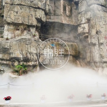 江西園林景觀噴霧造景，霧森系統，園林景觀造霧，園林景觀噴霧