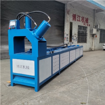 全自動液壓沖孔機金屬管材沖孔機方圓形菱形不銹鋼管材沖孔機
