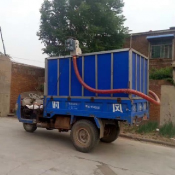 彈簧鋼葉片吸糧機(jī) 堅(jiān)固耐用 軟管絞龍分離機(jī) 隨車(chē)抽糧機(jī)