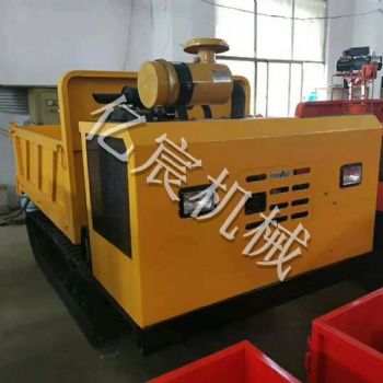 3t履帶式運(yùn)輸車小型柴油農(nóng)用爬山虎山地車四不像拉工地全地形爬坡王