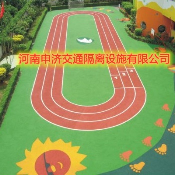 批發(fā)安裝塑膠跑道塑膠地坪PDEM幼兒園學(xué)校地坪透氣型塑膠跑道