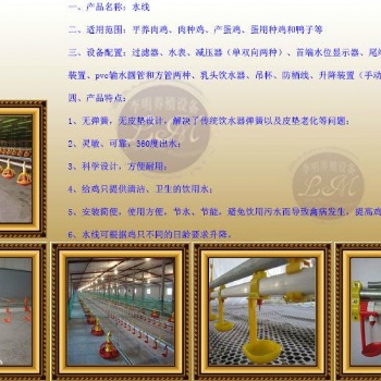 水線 養(yǎng)殖設(shè)備 養(yǎng)雞水線 肉雞水線 蛋雞水線 自動(dòng)飲水系統(tǒng)