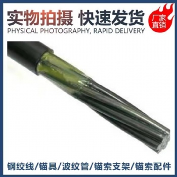 天津隆恒廠家**15.2預(yù)應(yīng)力鋼絞線 無(wú)粘結(jié)鋼絞線 17.8煤礦用邊坡支護(hù)錨索