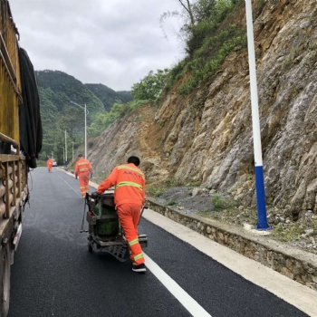重慶標(biāo)線涂料 重慶道路熱熔型標(biāo)線 重慶劃線公司