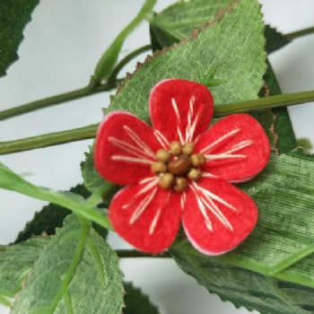 手工項(xiàng)鏈公主系列藍(lán)色珍珠水滴韓版水晶花朵愛心胸花